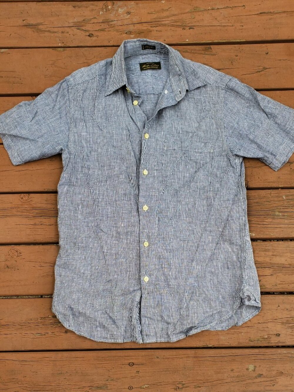 Orvis Signature Collection Linen Button Up Fishing Shirt - M